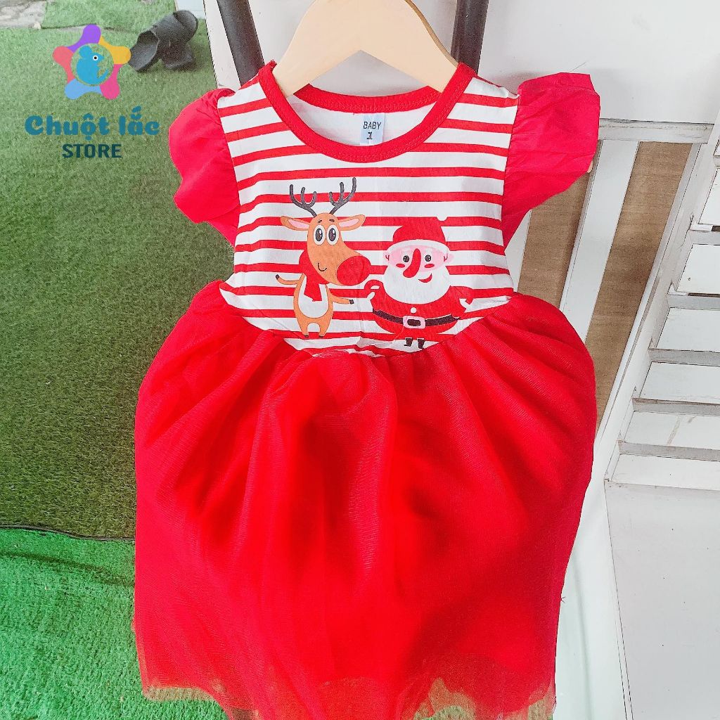 Váy Công Chúa Cho Bé Gái Đi Chơi Noel, Lễ Tết Từ 8kg Đến 30kg