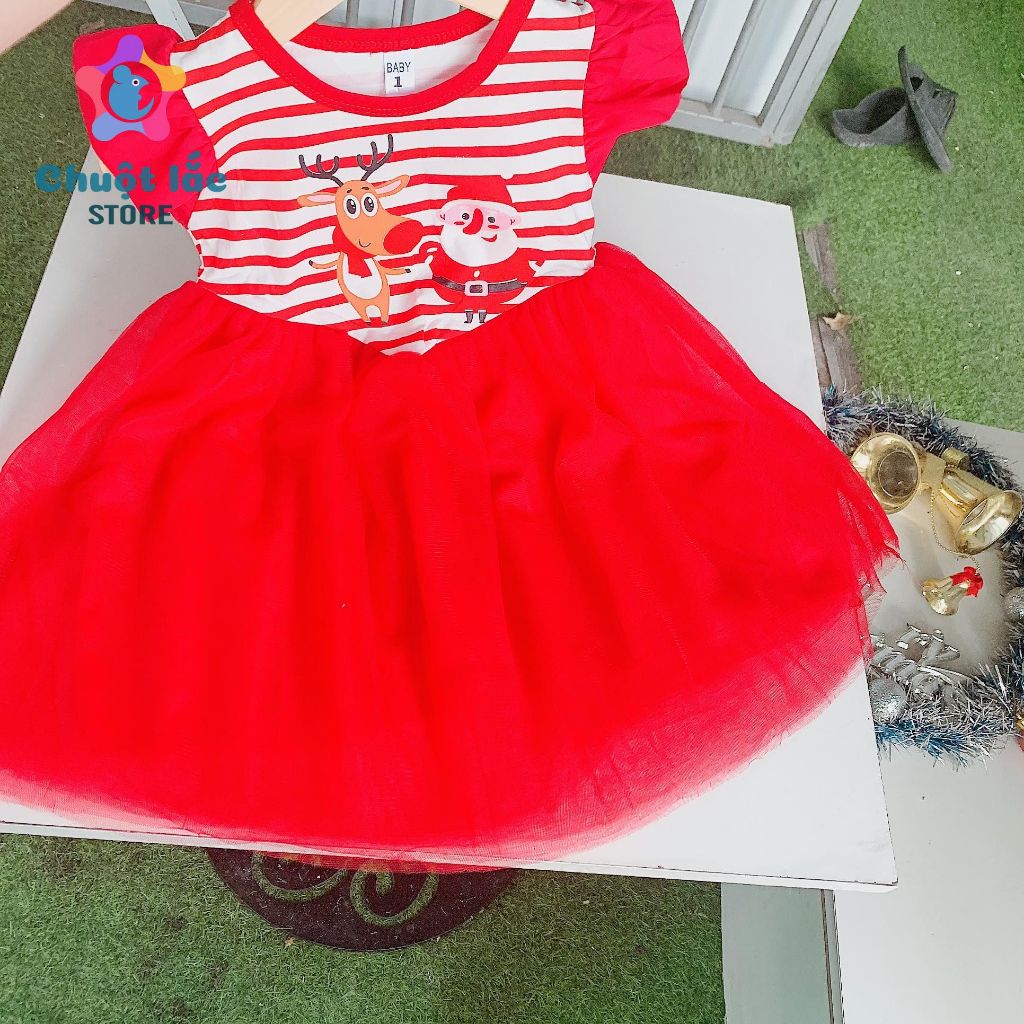 Váy Công Chúa Cho Bé Gái Đi Chơi Noel, Lễ Tết Từ 8kg Đến 30kg