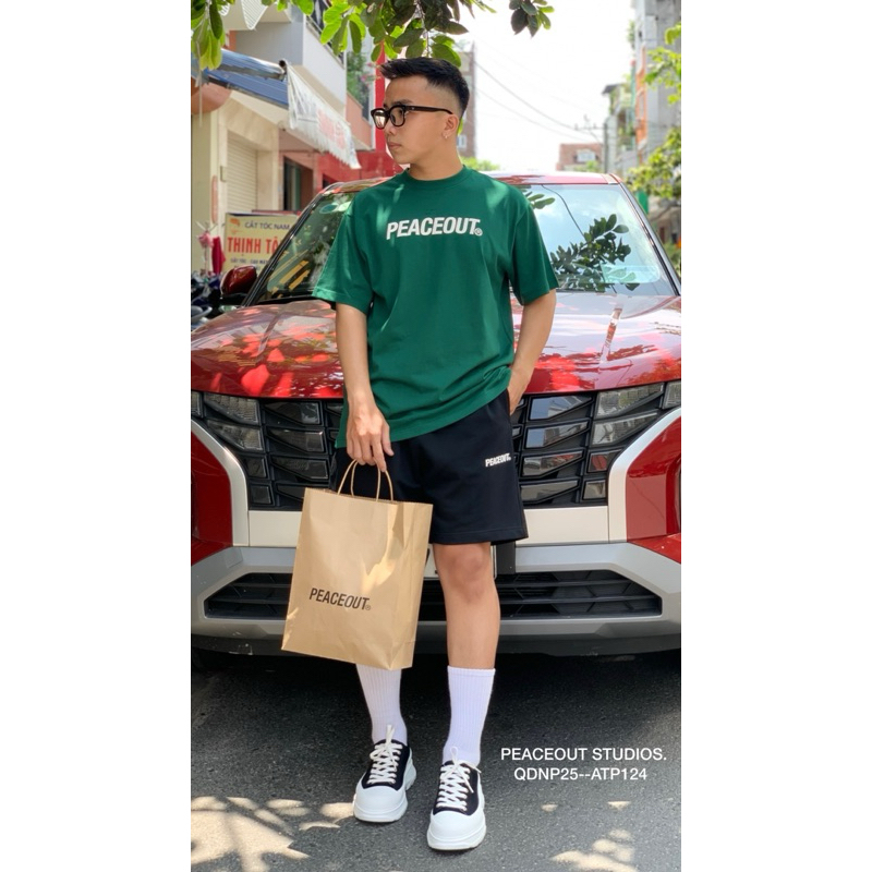 Áo Thun P124 Peaceout Studios "PEACEOUT" Ver 3