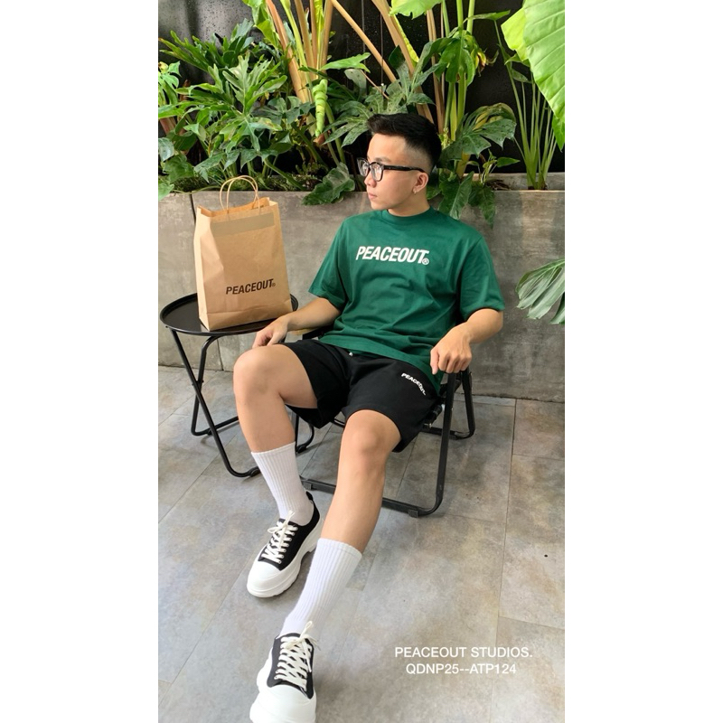 Áo Thun P124 Peaceout Studios "PEACEOUT" Ver 3