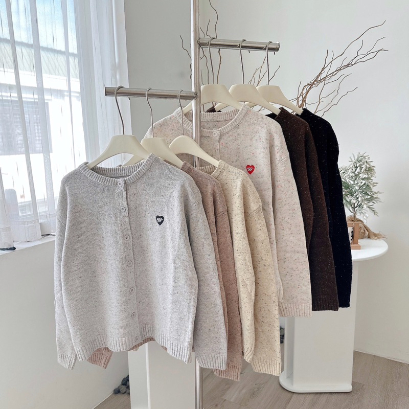 Áo cardigan len egg 1196