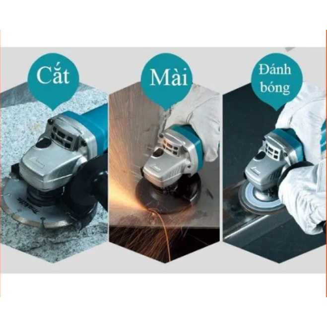 Mokita Máy Mài Góc Máy Cắt Cầm Tay MaKITA 956 Công Suất 840W Motor Đồng Nguyên Máy Mài Cắt Công Tắc Thân Tiện Dụng