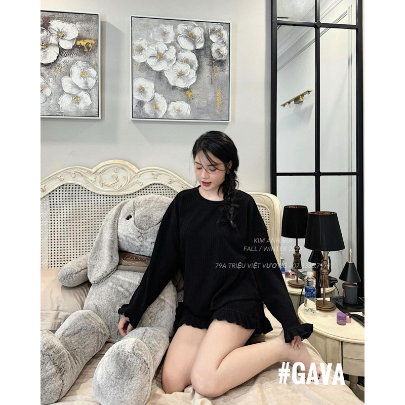 Set nỉ tăm viền dày dặn