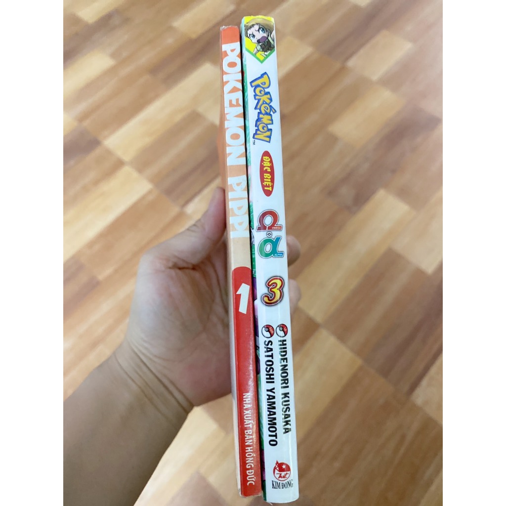 Vở truyên.tranh cũ Pokemon đặc biệt bản bìa gập, Pokemon đặc biệt bìa rời, Pokemon Pippi,