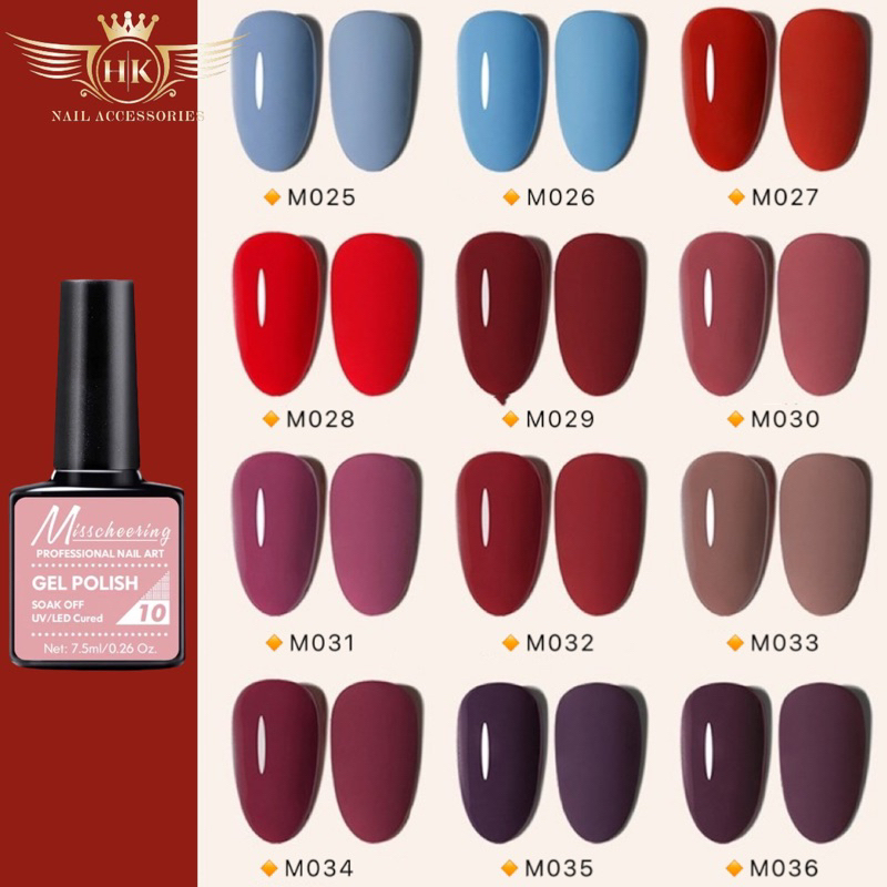 Sơn gel mini bán lẻ chai HK NAIL ACCESSORIES 7,5ml