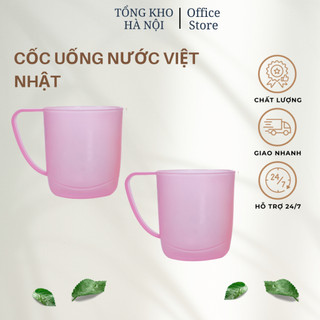 Cốc uống nước nhựa Việt Nhật, Cốc nhựa mini có quai cầm VN 6220 thích hợp dùng trong trường học