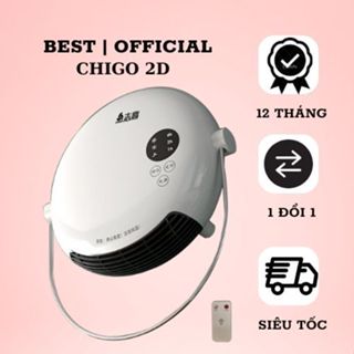 Quạt sưởi 2 chiều nóng lạnh CHIGO D2 - Công suất 1800W thổi gió nóng ấm áp
