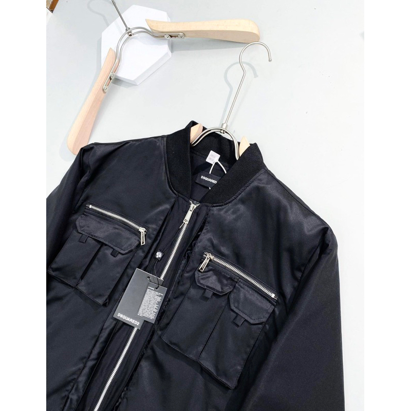 Áo khoác nam DS và Q khoá túi hộp 3 lớp