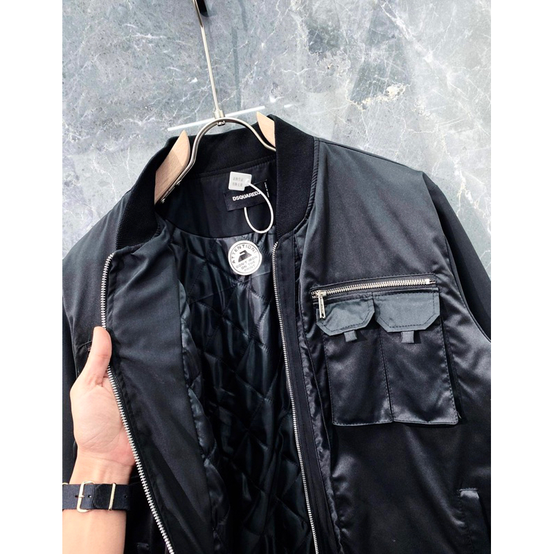 Áo khoác nam DS và Q khoá túi hộp 3 lớp