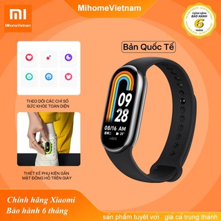 [ Bản Quốc Tế ] Vòng tay theo dõi sức khoẻ Mi Band 8 Xiaomi ｜mi band 7- Đồng hộ thông minh