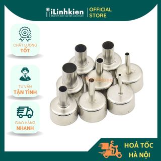 Đầu khò nhiệt 858 kích thước 3mm, 5mm, 8mm, 10mm, 12mm chất lượng cao.