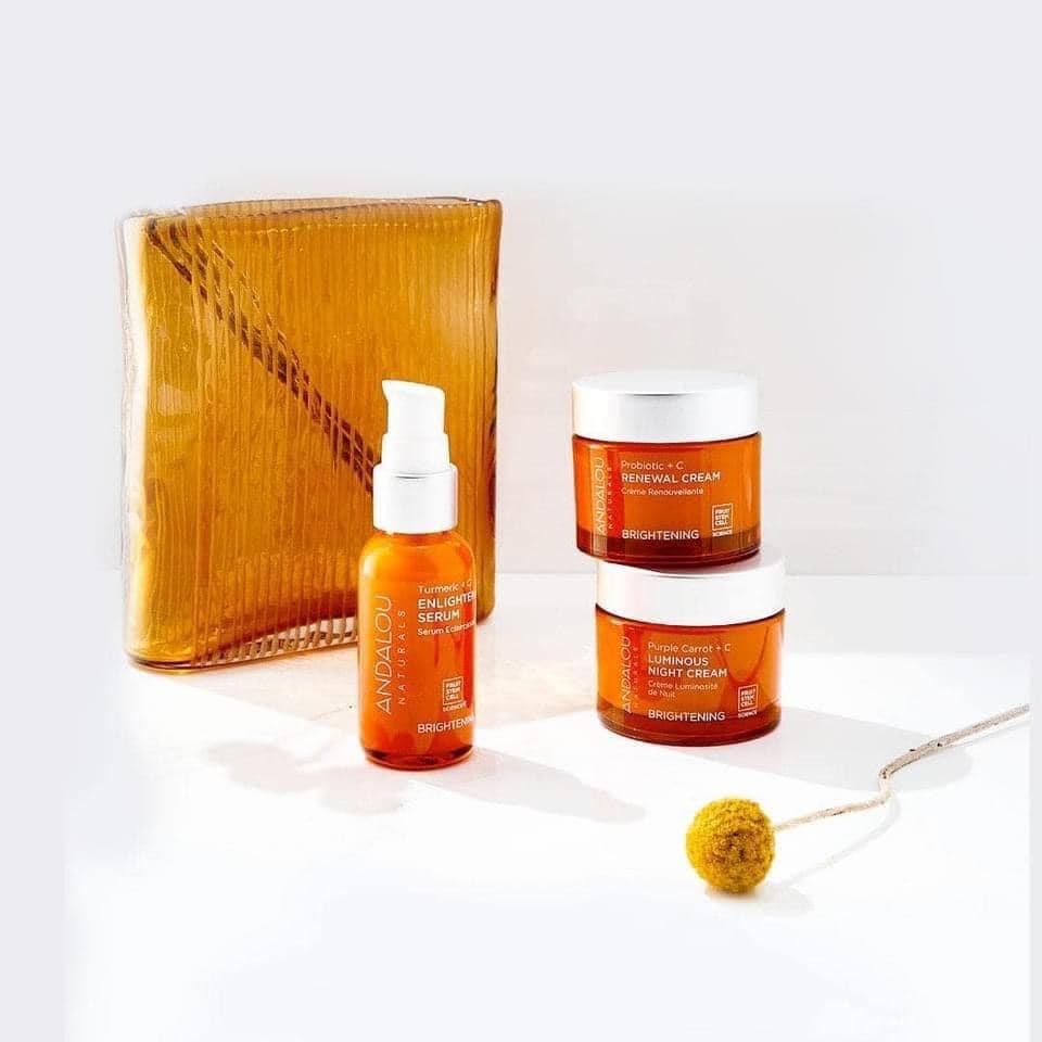 Kem đêm Vitamin C + Cà Rốt Tím trắng da, mờ thâm sạm, nám, tàn nhan, săn chắc, chống chảy xệ ANDALOU