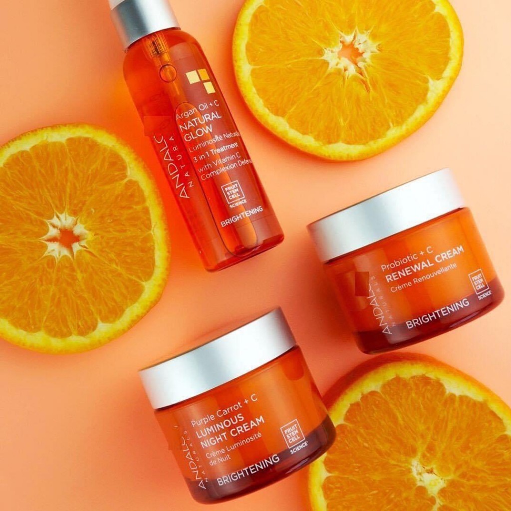 Kem đêm Vitamin C + Cà Rốt Tím trắng da, mờ thâm sạm, nám, tàn nhan, săn chắc, chống chảy xệ ANDALOU