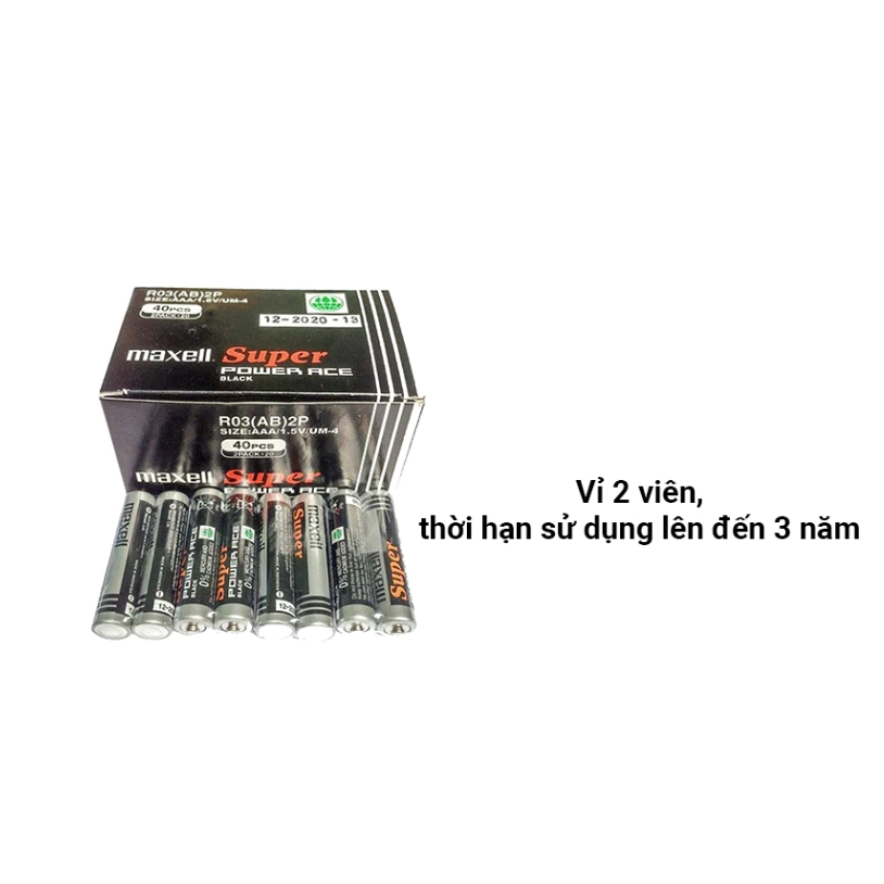 1 Hộp Pin Tiểu Super Power ACE Maxell AAA R032P | Hàng Chính Hãng | Mimax Store