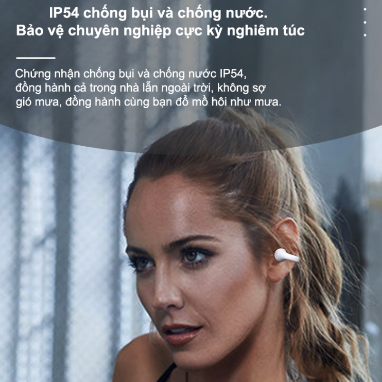 X22 Tai Nghe Kẹp Vành Tai dẫn xương Không Dây Bluetooth 5.0 Không Dây Thể Thao HiFi Chống Nước Có Mic