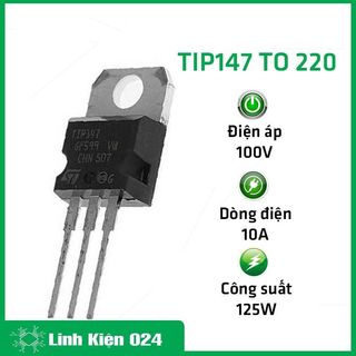 Sản phẩm tip147 to-220 trans pnp 10a 100v