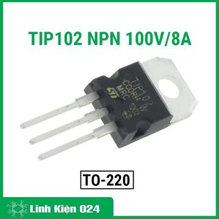 Sản phẩm tip102 to-220 npn 100v/8a darlington transistor