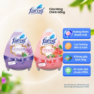 Sáp thơm phòng khử mùi hiệu quả, hình trứng Farcent 170g - (2 hương thơm lựa chọn)
