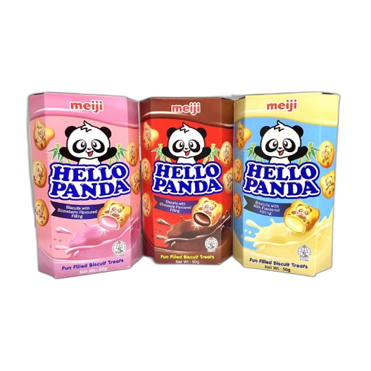 Bánh Gấu Hello Panda Meiji 43g (3 vị)
