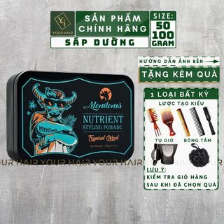 Sáp vuốt tóc Menitems Styling Pomade Tropical Wind - 50g & 100g
