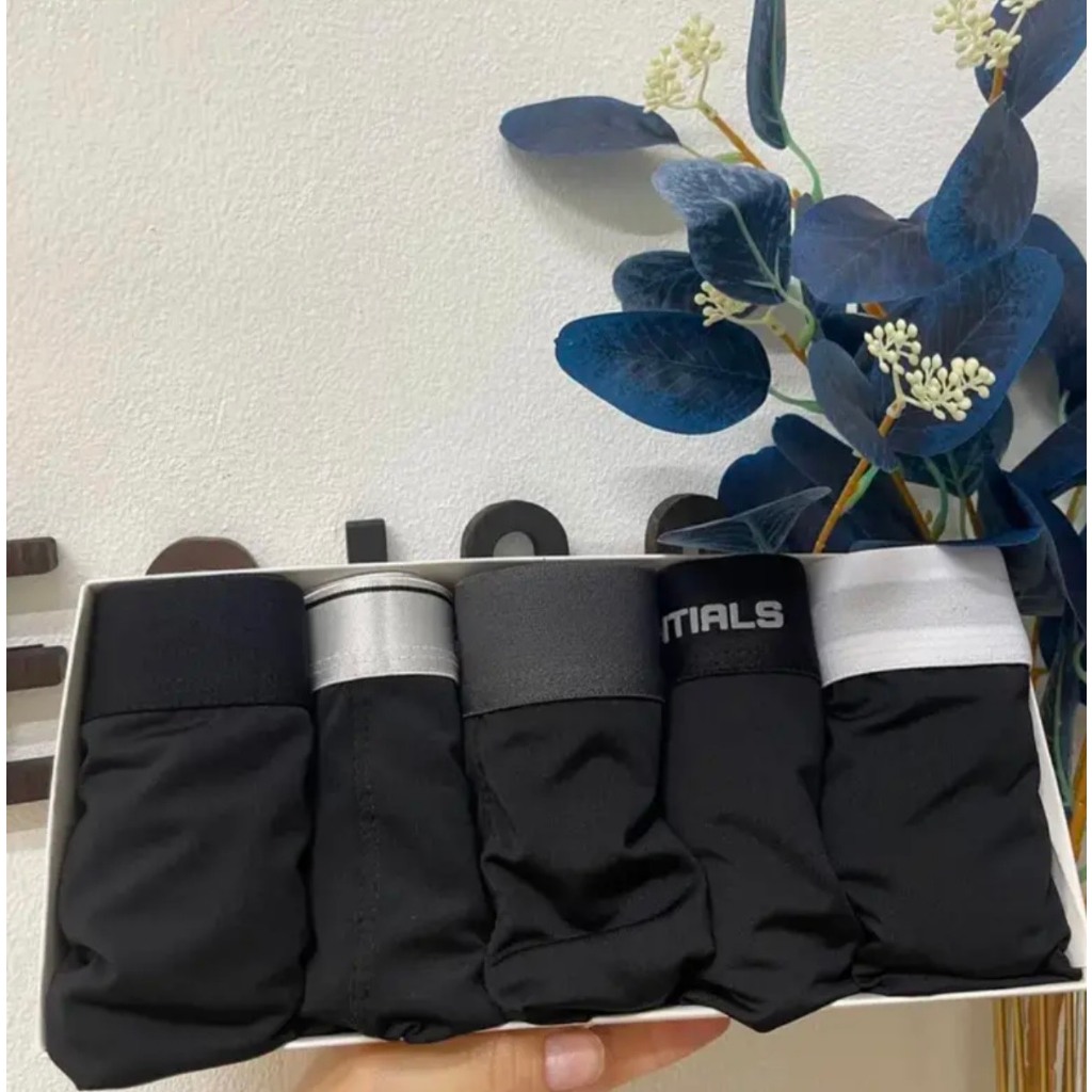 COMBO 5 QUẦN SỊP NAM FULL ĐEN NGẪU NHIÊN.