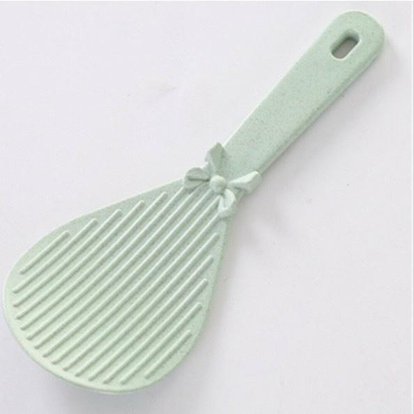 Muôi / Môi xới cơm hình nơ bằng nhựa chịu nhiệt an toàn