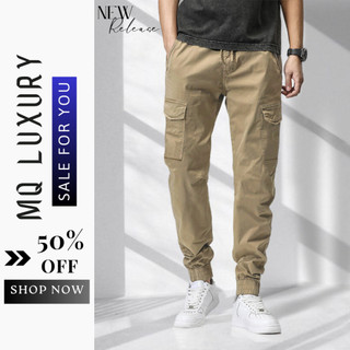 Quần Jogger Kaki - JG3 Quần Túi Hôp Ống Bo Chun Kiểu Dáng Hàn Trẻ Trung MQ LUXURY