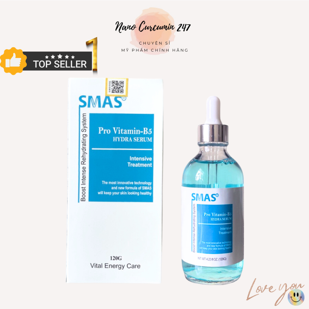 Smas Pro Vitamin B5 Hydra Serum Hàn Quốc - Phục Hồi Và Cấp Ẩm Cho Da