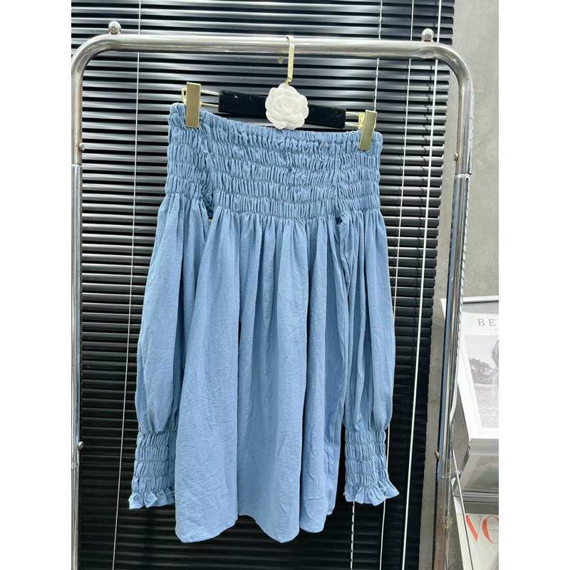 | Huong Quynh Bigsize| Áo Trễ Vai Tay Dài Jean Bigsize