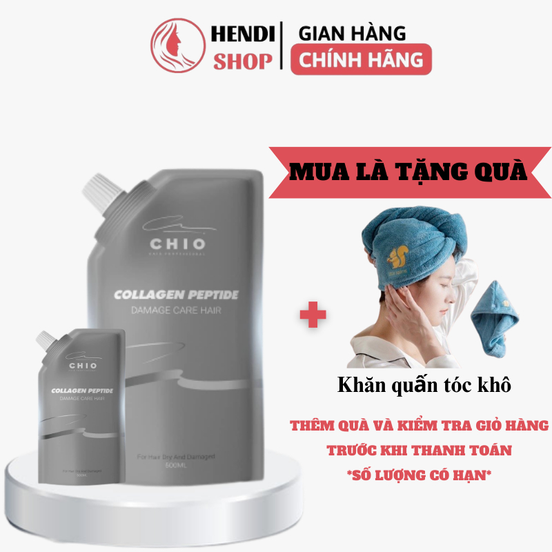 Kem ủ tóc hấp tóc phục hồi hư tổn CHIO 500ML