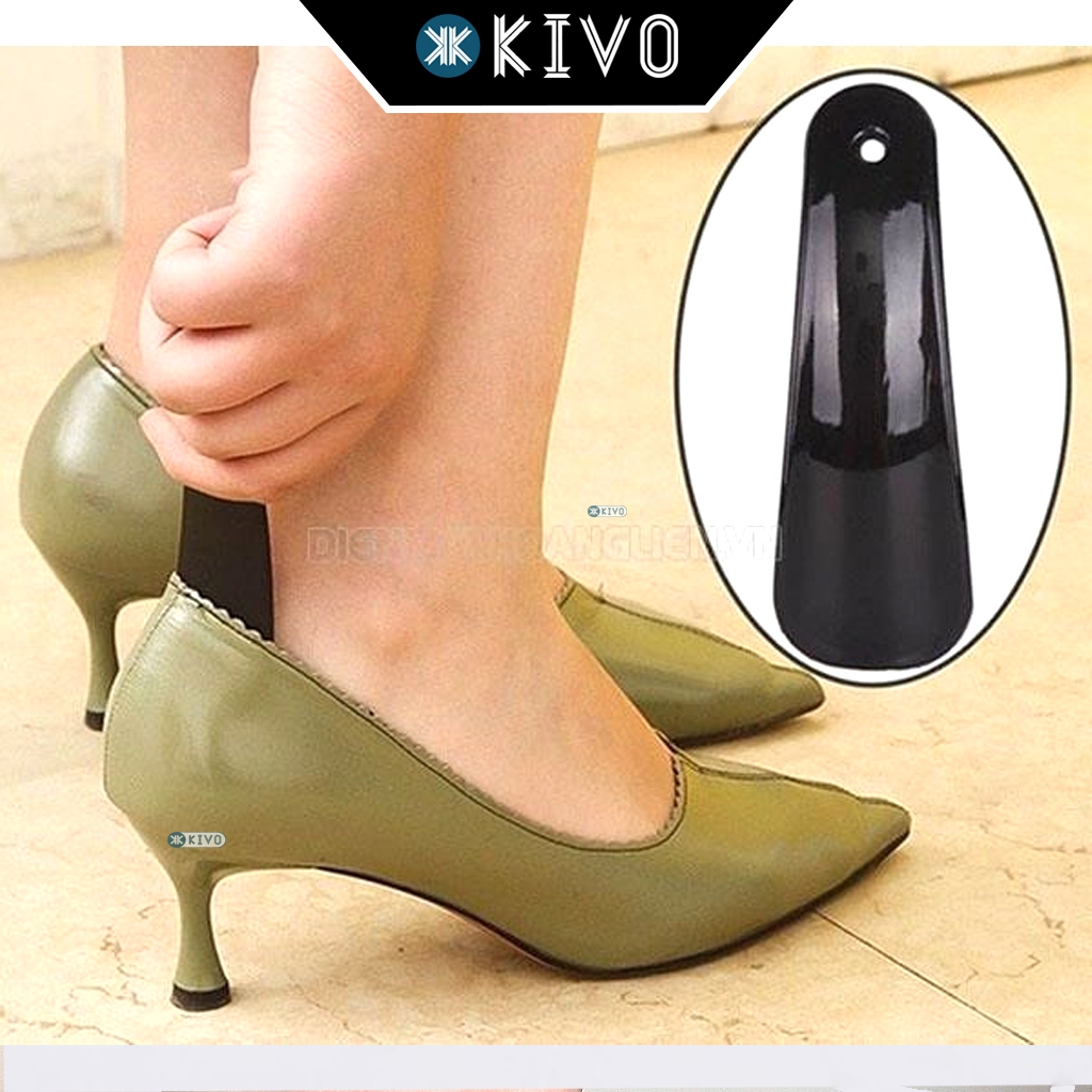 Đón Gót Giày Cao Cấp Inox, Bằng Sừng, Nhựa Mini - Cây Xỏ Giày Đón Gót Chân Giày Da - Dụng Cụ Hỗ Trợ Mang Giày Kivo