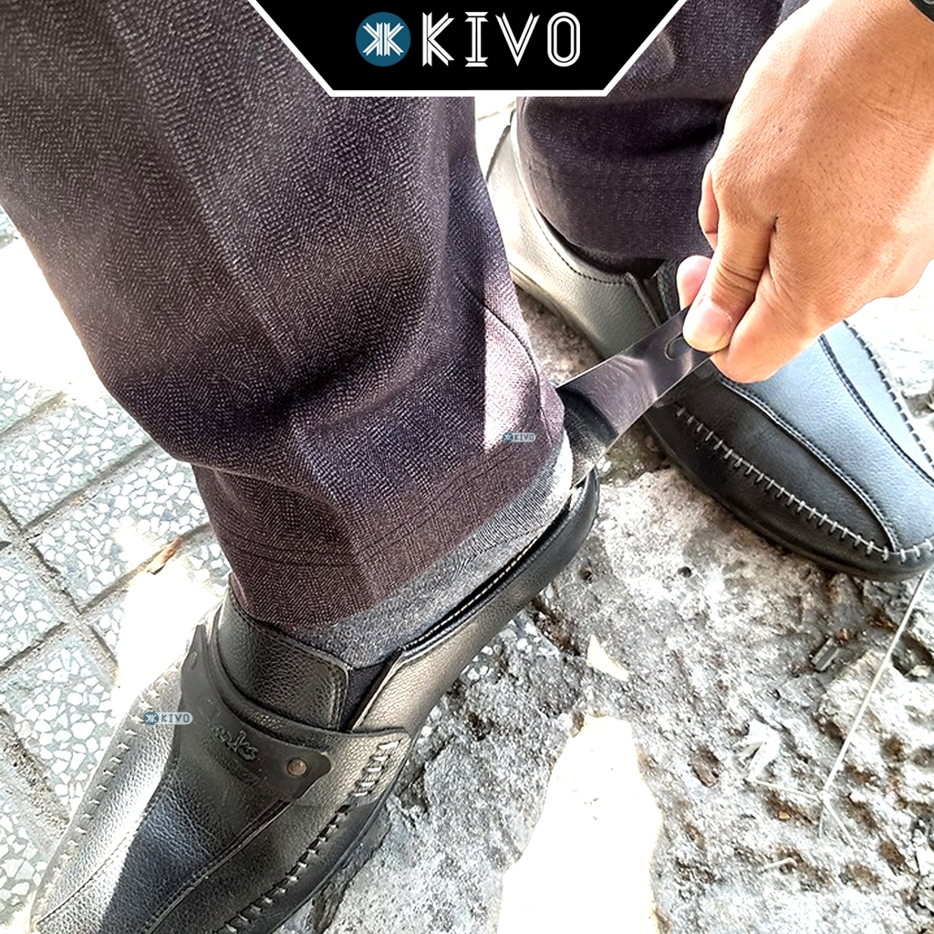 Đón Gót Giày Cao Cấp Inox, Bằng Sừng, Nhựa Mini - Cây Xỏ Giày Đón Gót Chân Giày Da - Dụng Cụ Hỗ Trợ Mang Giày Kivo