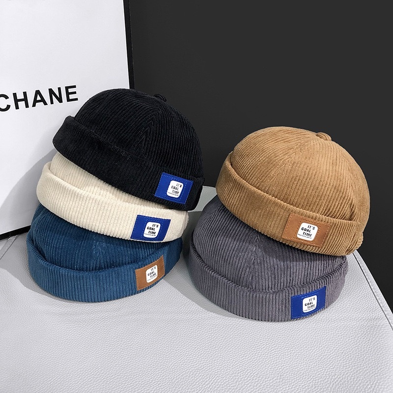 Mũ tròn Miki Hat không vành cao cấp thêu chữ GOAL TIME 545 phong cách Hiphop Ulzzang form unisex nam nữ