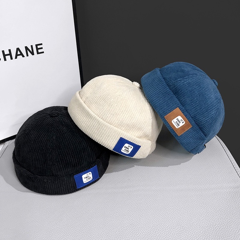 Mũ tròn Miki Hat không vành cao cấp thêu chữ GOAL TIME 545 phong cách Hiphop Ulzzang form unisex nam nữ