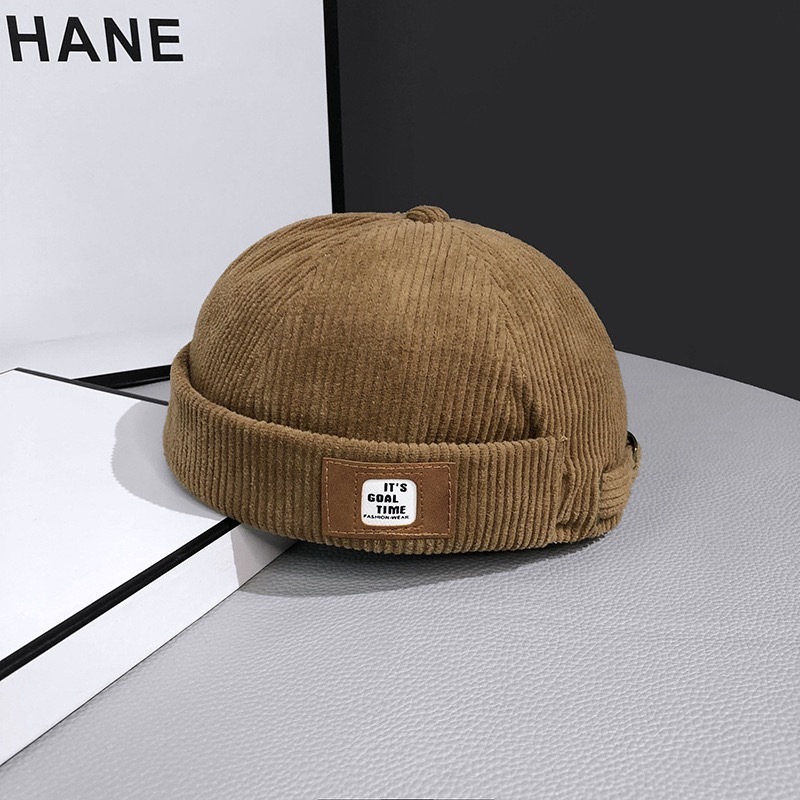 Mũ tròn Miki Hat không vành cao cấp thêu chữ GOAL TIME 545 phong cách Hiphop Ulzzang form unisex nam nữ