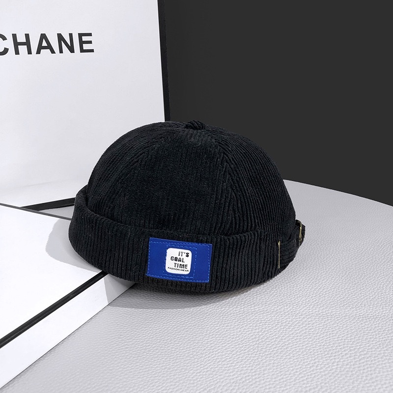 Mũ tròn Miki Hat không vành cao cấp thêu chữ GOAL TIME 545 phong cách Hiphop Ulzzang form unisex nam nữ