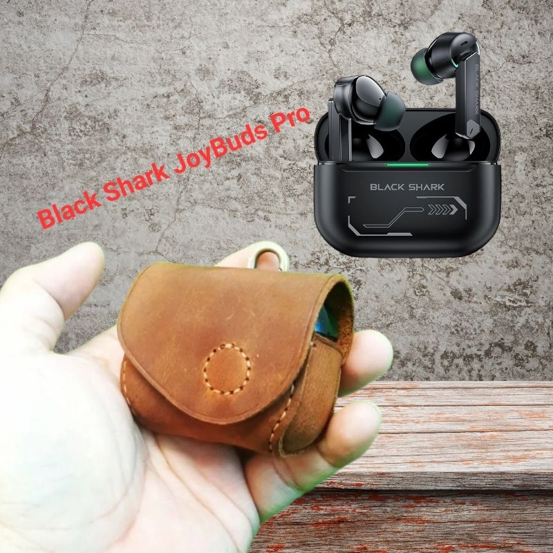 Bao da tai nghe Black Shark JoyBuds Pro da thật, thủ công Handmade (đồ da thủ công)
