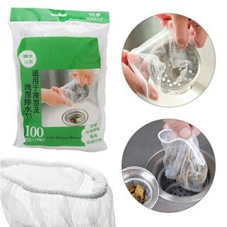 Set 100 túi lọc rác bồn rửa bát sử dụng 1 lần, túi lọc rác bồn rửa tiện ích TT- HOME