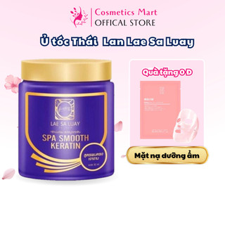 Kem ủ tóc, xả tóc, ủ lụa Thái Lan Keratin Lae Sa Luay 250ml ủ tóc phục hồi siêu mềm mượt
