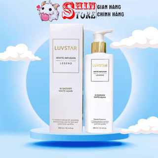 Sữa Tắm truyền trắng Da Luvstar Body White Infusion Legend 300ml - Hàn Quốc