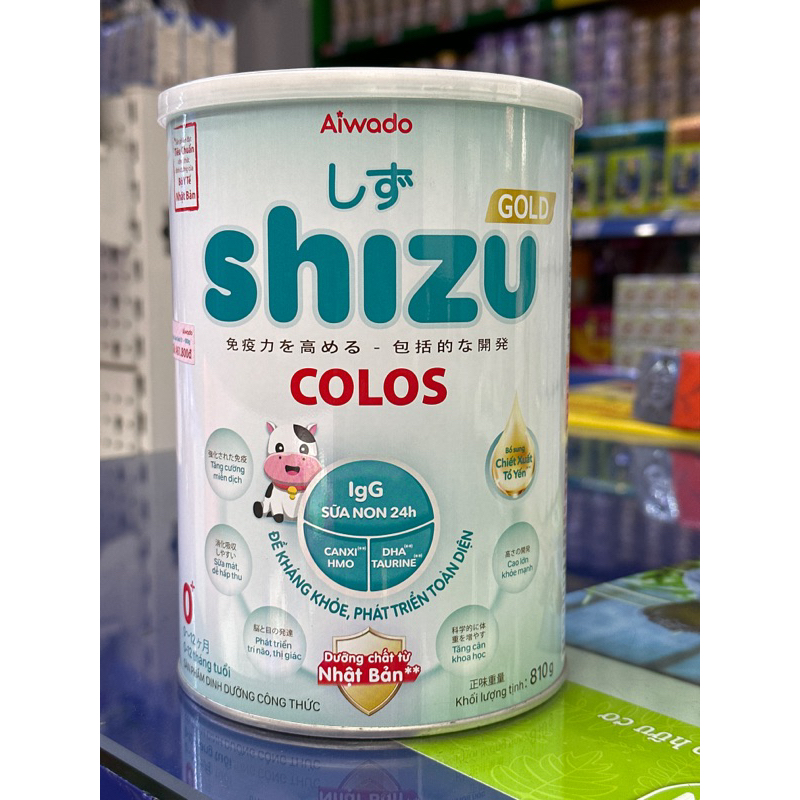 SỮA BỘT AIWADO SHIZU COLOS 0+, 1+ 810g