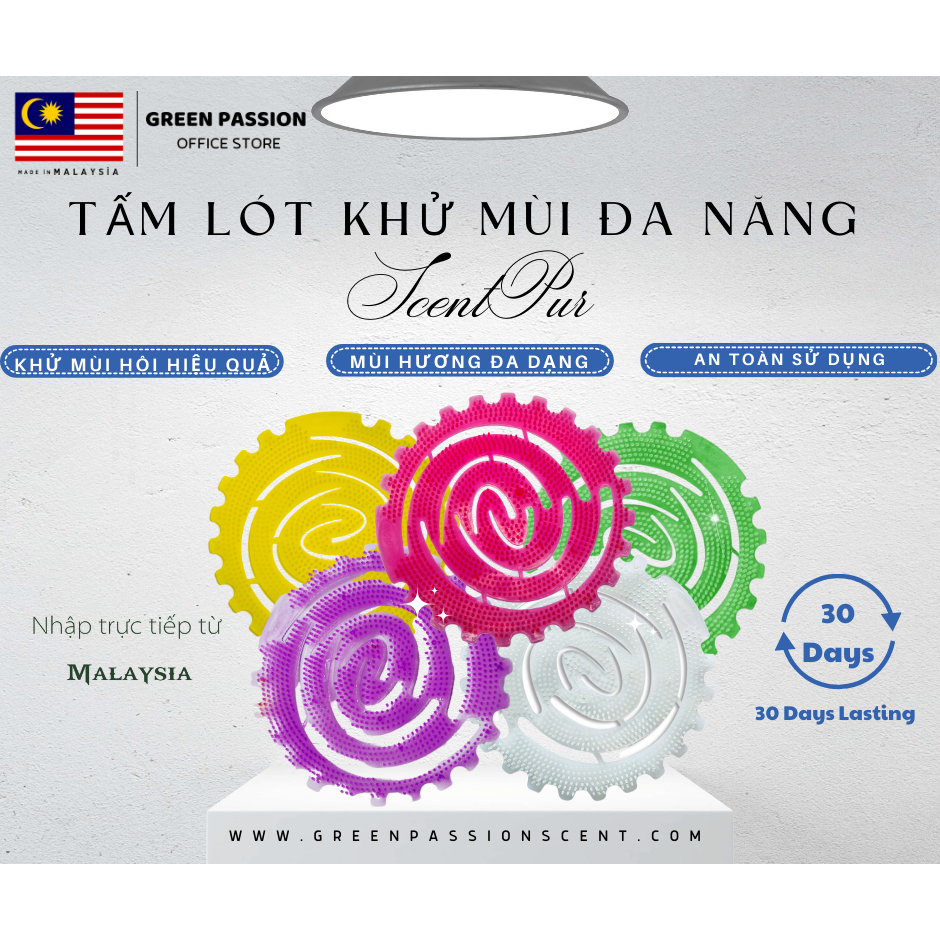 Tấm lót khử mùi đa năng ScentPur