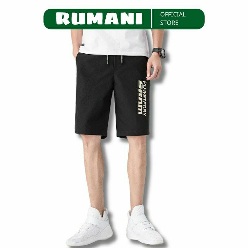 Quần đùi ngố nam thể thao, quần short nam lưng thun đẹp QNstram nhiều màu RUMANI