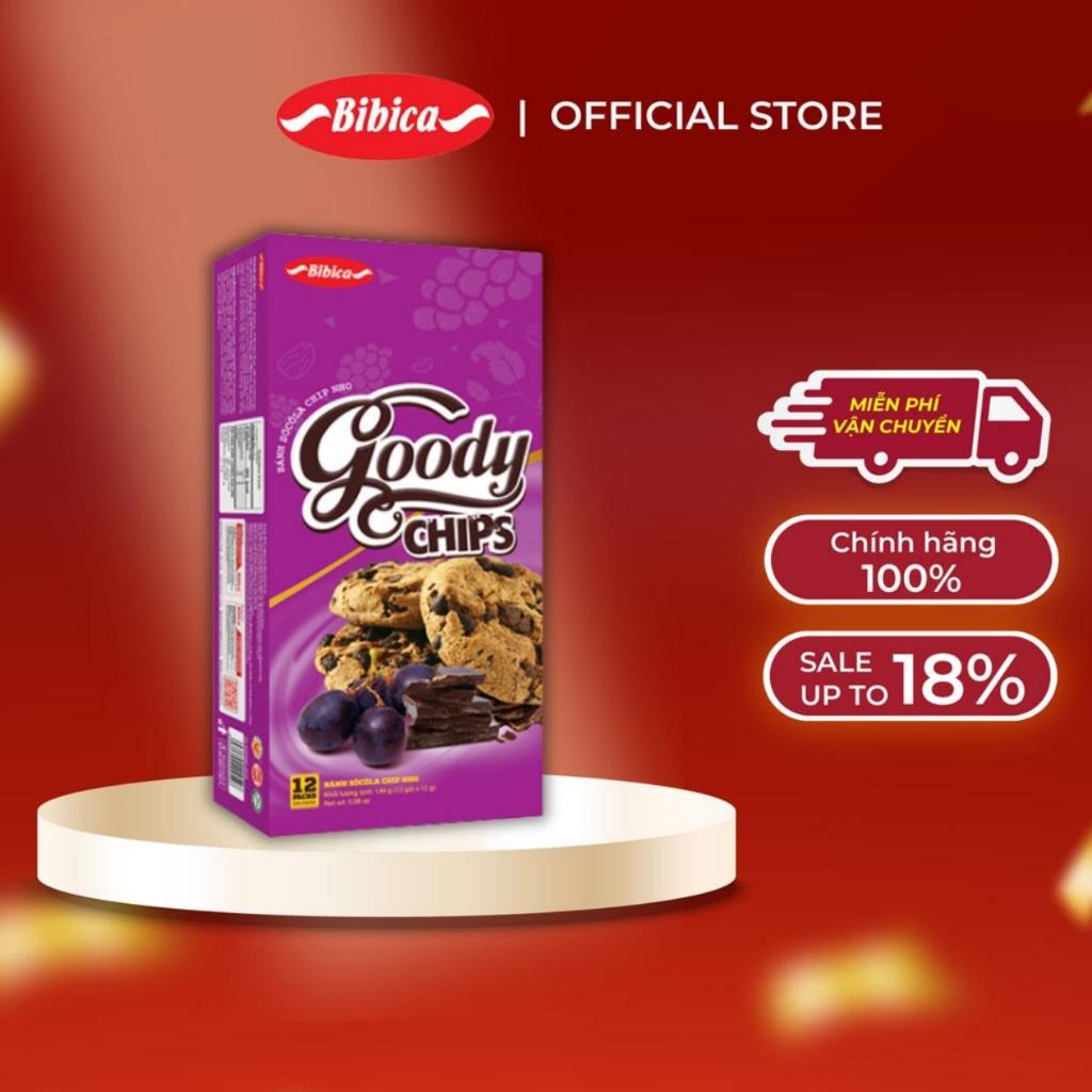 Bánh Goody Chip Dừa Bibica 144g