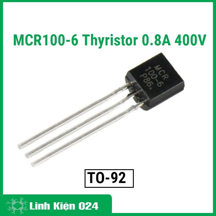 Linh kiện MCR100-6 TO-92 THYRISTOR 0.8A 400V