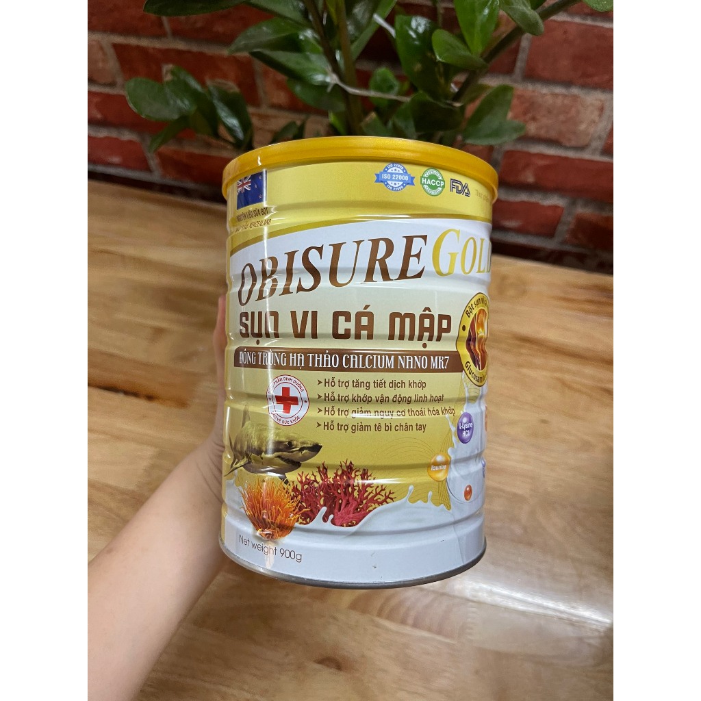 Sữa Hạt OBISURE GOLD SỤN VI CÁ MẬP 900G  Giảm Nguy Cơ Thoái Hóa Nguyên Liệu Nhập Khẩu Từ New Zealand