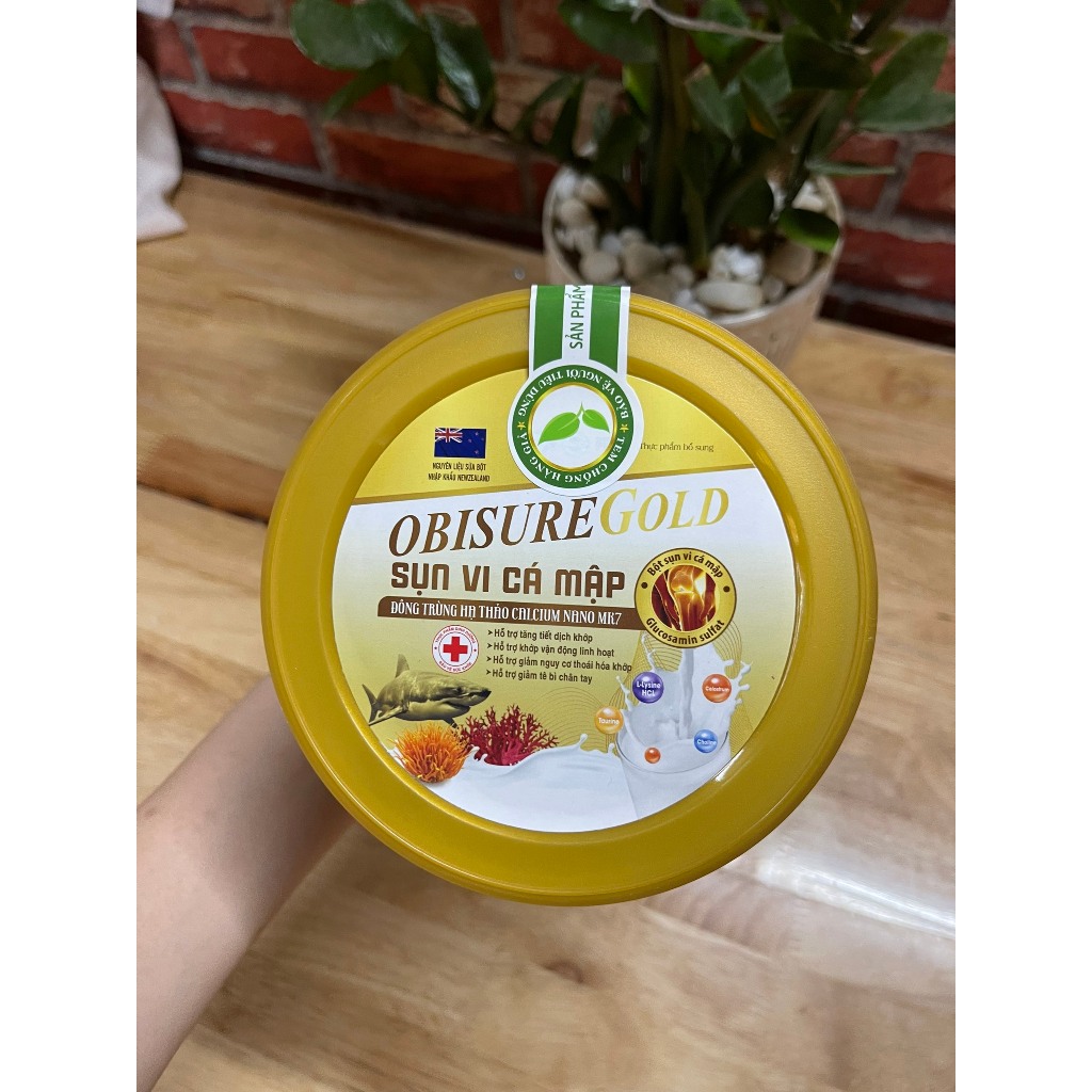 Sữa Hạt OBISURE GOLD SỤN VI CÁ MẬP 900G  Giảm Nguy Cơ Thoái Hóa Nguyên Liệu Nhập Khẩu Từ New Zealand