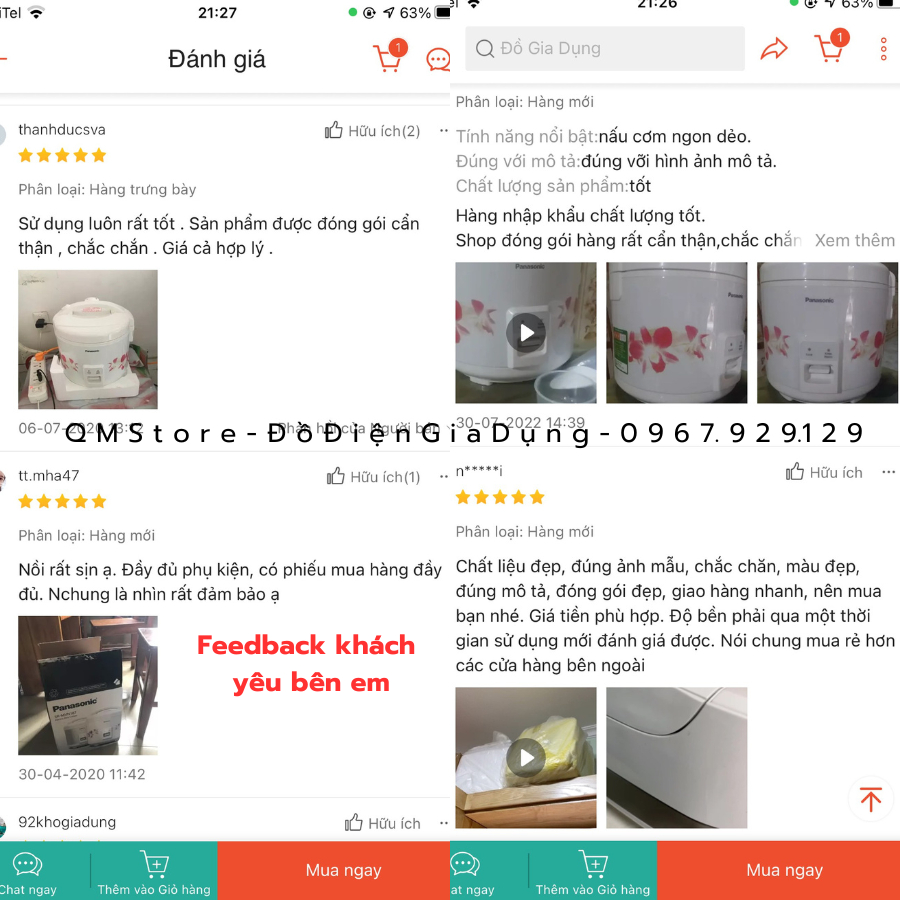 Nồi Cơm Điện PANASONIC Electric Cooker Chính Hãng  Nồi Điện PANASONIC Electric Cooker Dùng Để Nấu Cơm Siêu Ngon QM Store