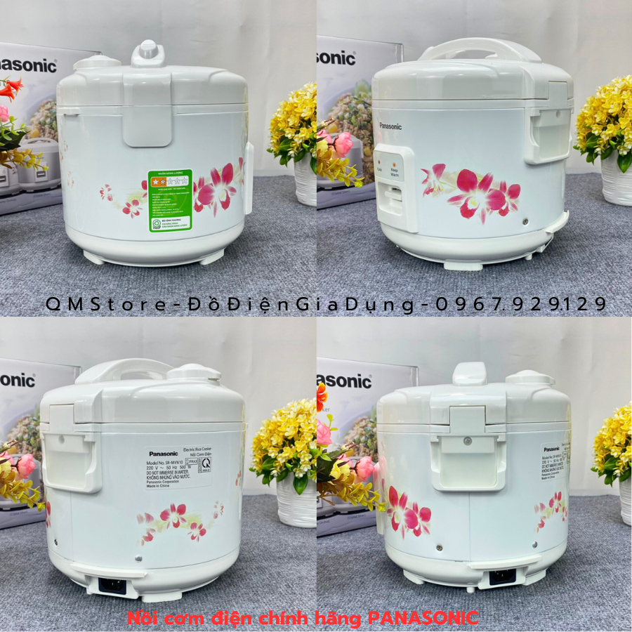 Nồi Cơm Điện PANASONIC Electric Cooker Chính Hãng  Nồi Điện PANASONIC Electric Cooker Dùng Để Nấu Cơm Siêu Ngon QM Store
