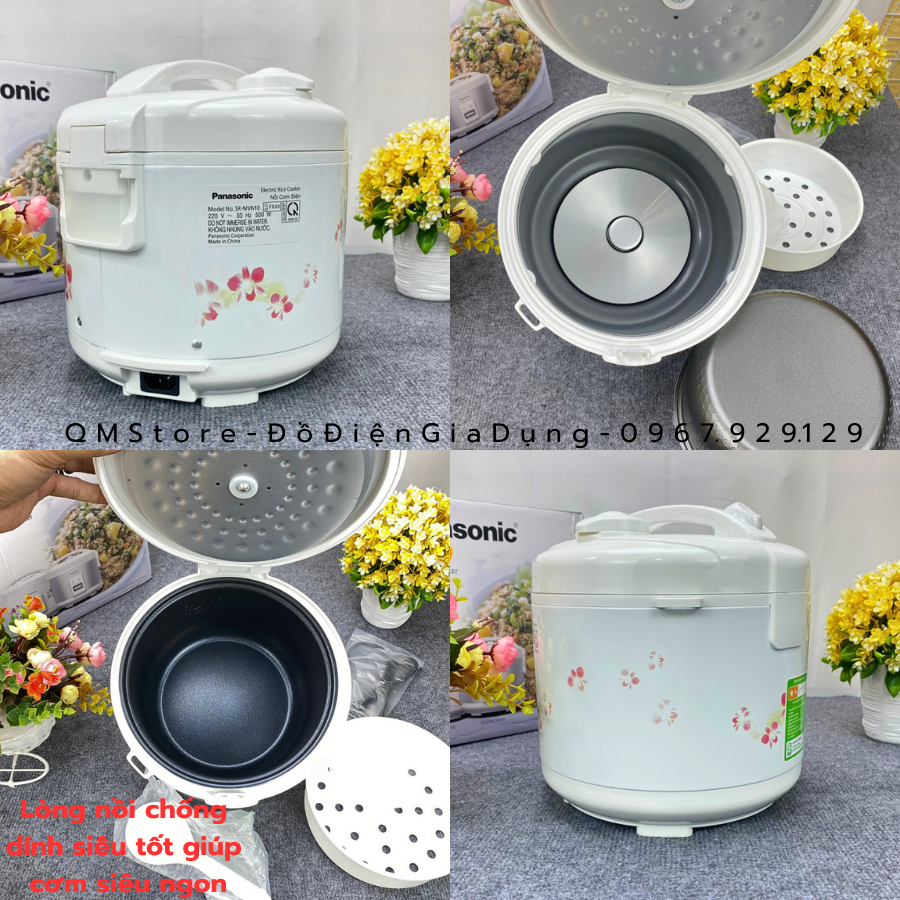 Nồi Cơm Điện PANASONIC Electric Cooker Chính Hãng  Nồi Điện PANASONIC Electric Cooker Dùng Để Nấu Cơm Siêu Ngon QM Store